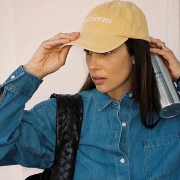 Jenni Kayne Outdoors Baseball Hat - NWT - Lemon Yellow - Picture 1 of 1